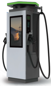 60-240 KW ADVERTISING SCREEN EV CHARGEP WITH CABLE MANAGEMENT